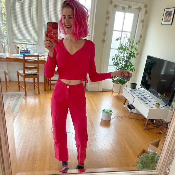 Big bud press work pants - XXS - hot pink - Picture 2 of 7